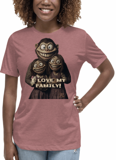 I Love My Family Woman's 6400 Tee