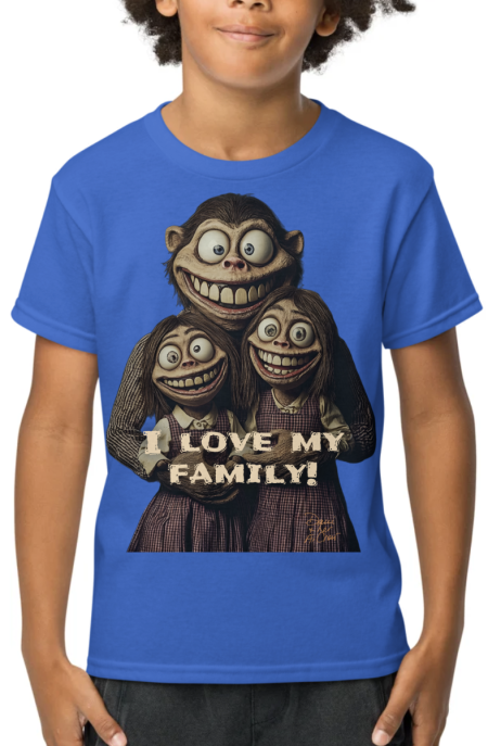 I Love My Family Kid's 8000B Tee