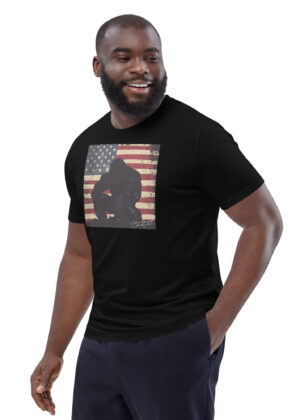 Bigfoot and the US Flag 5000 Tee