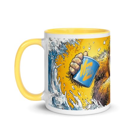 Good Morning, Sunshine! Decorated Yellow Mug - Image 3