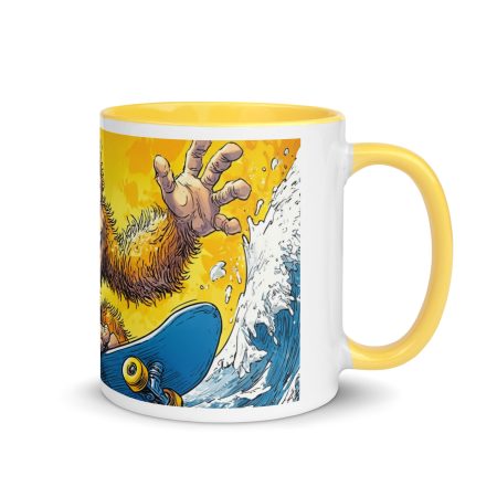 Good Morning, Sunshine! Decorated Yellow Mug - Image 2