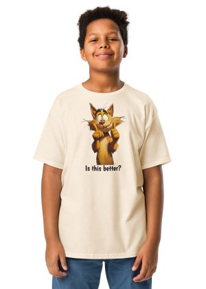 Is This Better Smiling Cat Kids' 5000B Tee