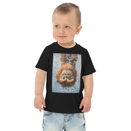 No, You're Upside Down Toddler jersey t-shirt - Image 2