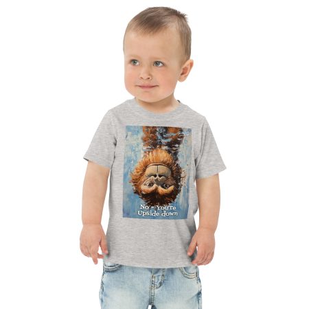 No, You're Upside Down Toddler jersey t-shirt - Image 5