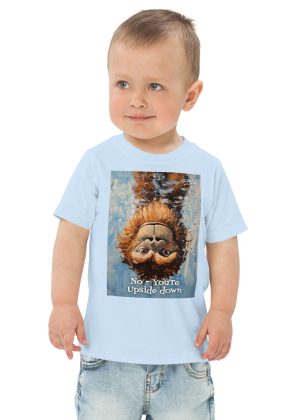 No, You're Upside Down Toddler jersey t-shirt