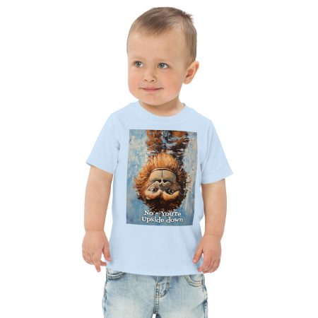 No, You're Upside Down Toddler jersey t-shirt