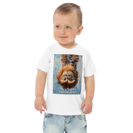 No, You're Upside Down Toddler jersey t-shirt - Image 6