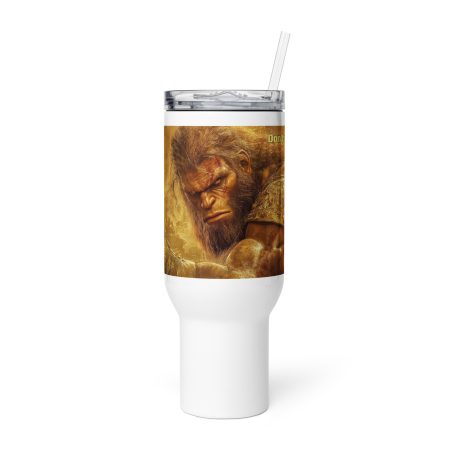Don't Touch My Stuff Travel mug with a handle 25 or 40 ounce - Image 4