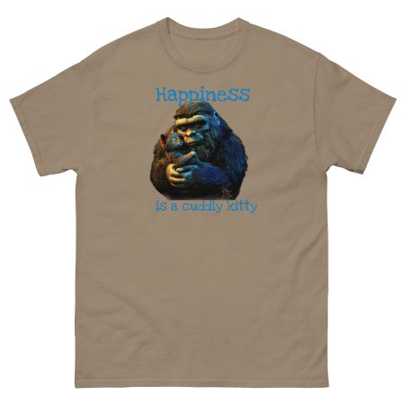 Happiness is a Cuddly Kitty 5000 Unisex classic tee - Image 3
