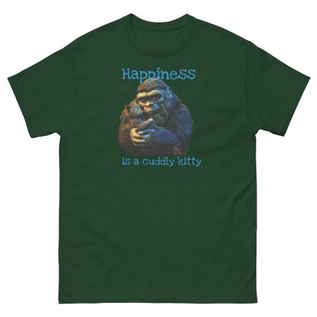 Happiness is a Cuddly Kitty 5000 Unisex classic tee - Image 2