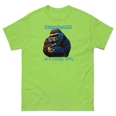 Happiness is a Cuddly Kitty 5000 Unisex classic tee - Image 6