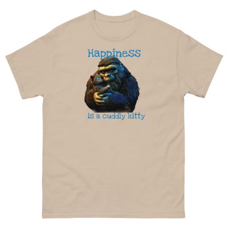 Happiness is a Cuddly Kitty 5000 Unisex classic tee - Image 5