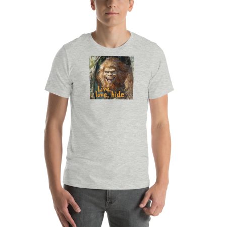 3001 Live Love Hide Slinky Unisex Tee - Image 3