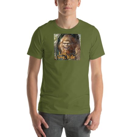 3001 Live Love Hide Slinky Unisex Tee - Image 2
