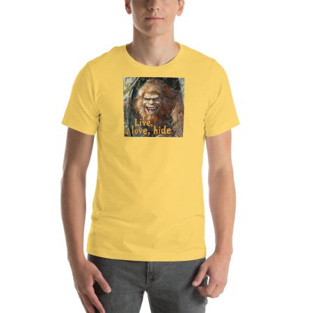 3001 Live Love Hide Slinky Unisex Tee - Image 4