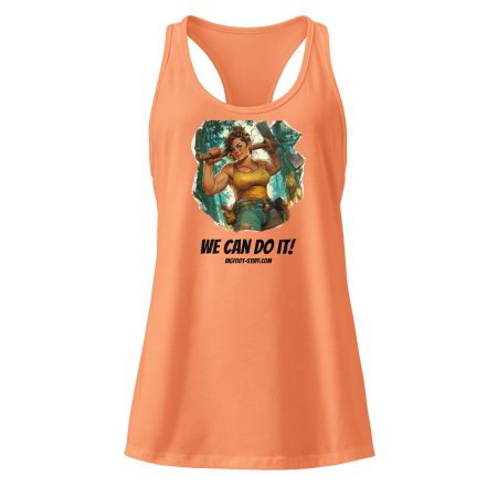 We Can Do It! Women’s fitted racerback tank top - Image 2