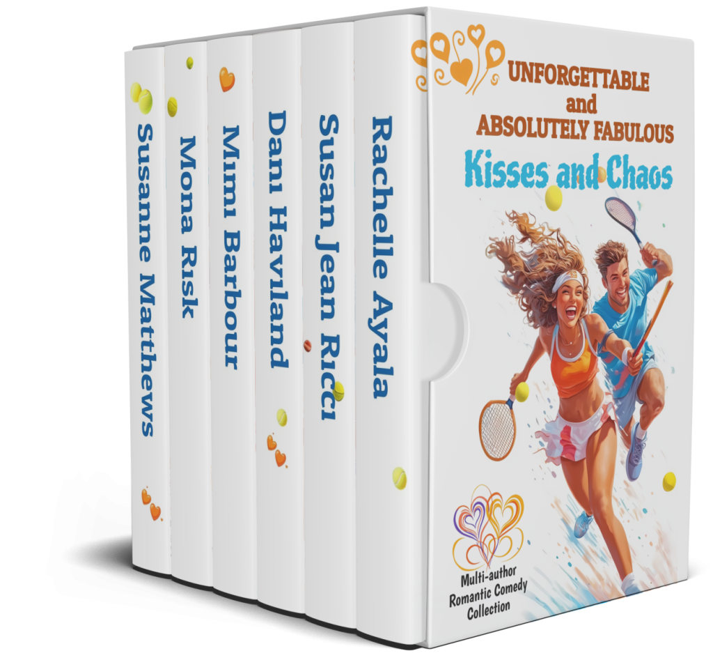 Unforgettable and Absolutely Fabulous Kisses and Chaos multi-author romantic comedy collection 3D boxed set cover