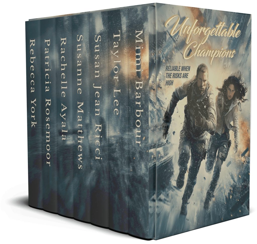 3D boxed set cover for Unforgettable Champions