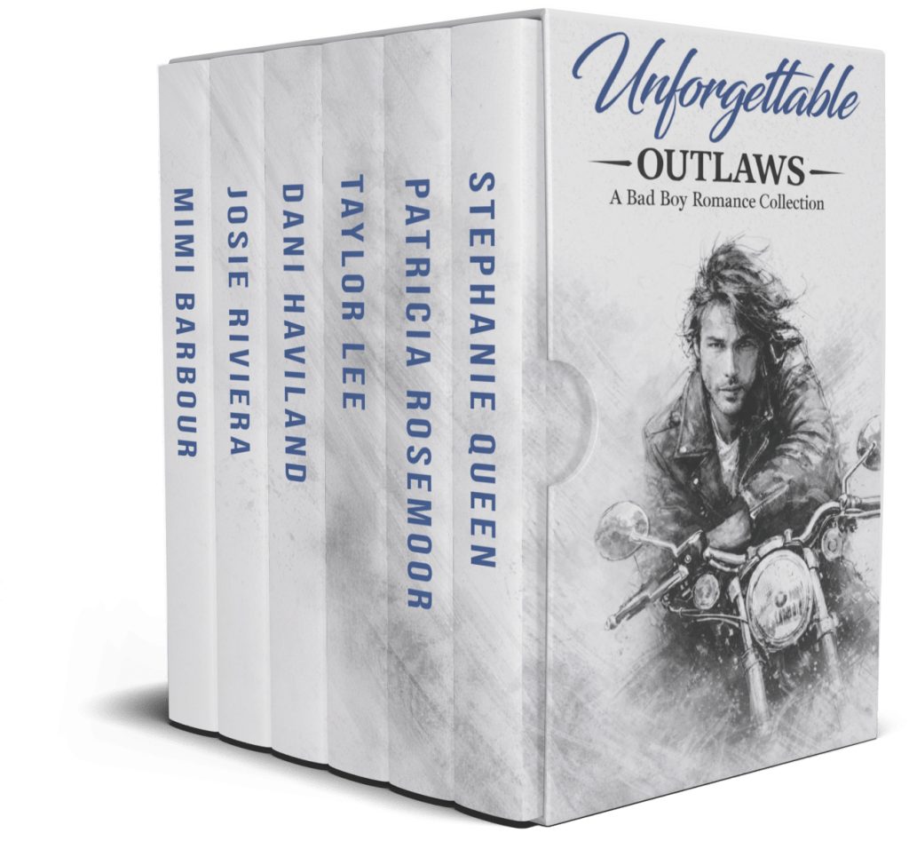 Unforgettable Outlaws 5 author bad boy romance collection 3D boxed set cover