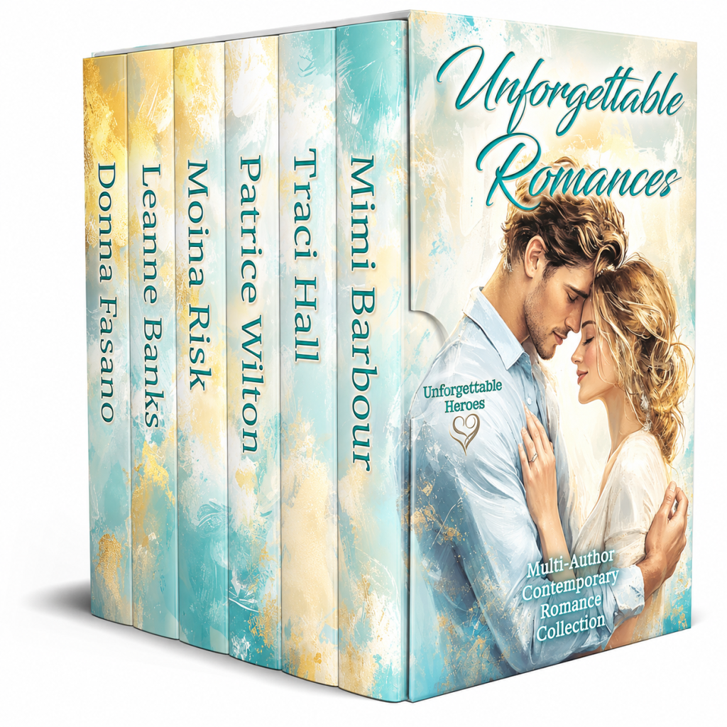 Unforgettable Romances multi-author collection 3D boxed set cover